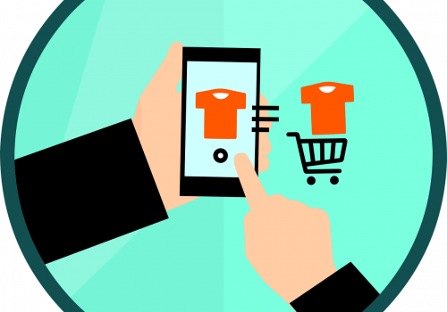 Business man using his phone to secure a Purchase Order loan.